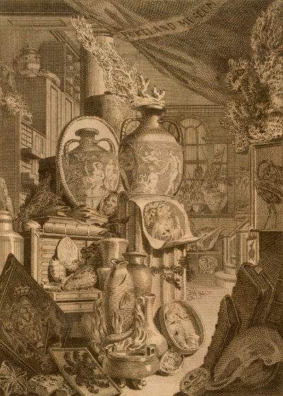 Portland Museum, 1786 by Charles Burney